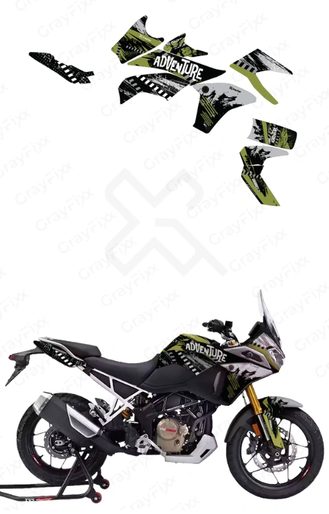 Adventure Edition Full Body Sticker Compatible with RTX 300 | Made in Premium Gloss Vinyl with FPF (Fade Protection Film), Waterproof, Precut Sticker, Pack of 1